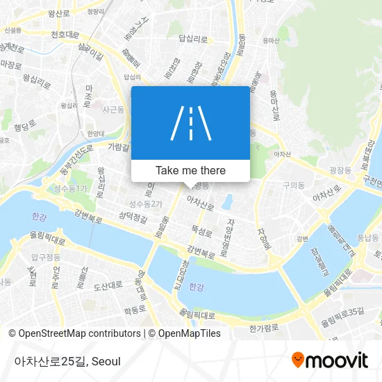 아차산로25길 map