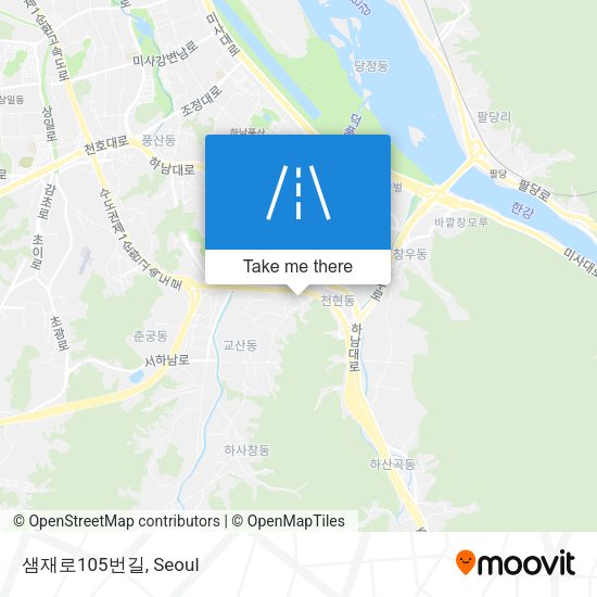 샘재로105번길 map
