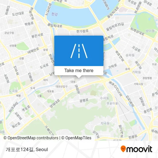 개포로124길 map