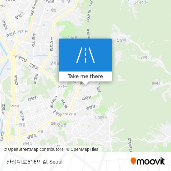 산성대로516번길 map