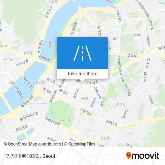 양재대로103길 map