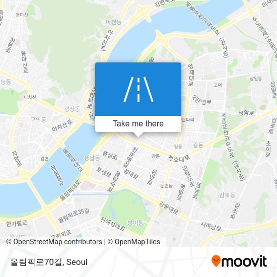 올림픽로70길 map
