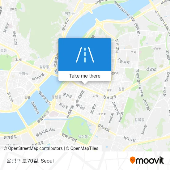 올림픽로70길 map