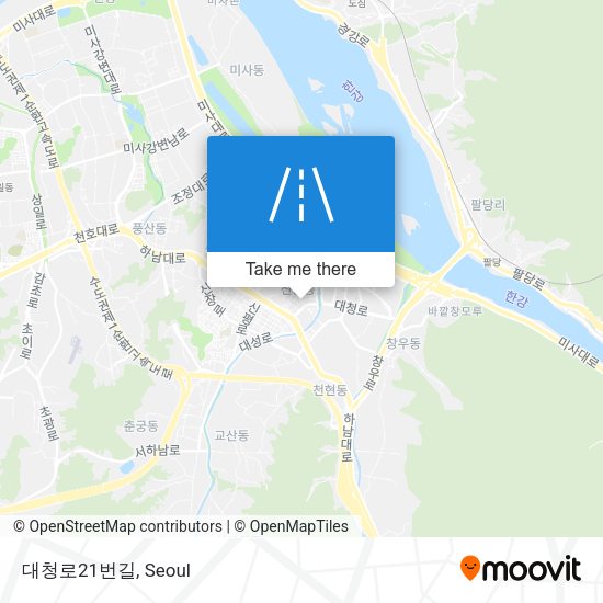 대청로21번길 map