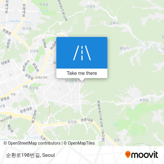순환로198번길 map