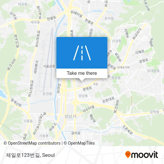 제일로123번길 map