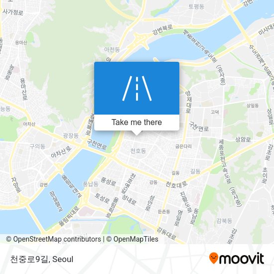 천중로9길 map