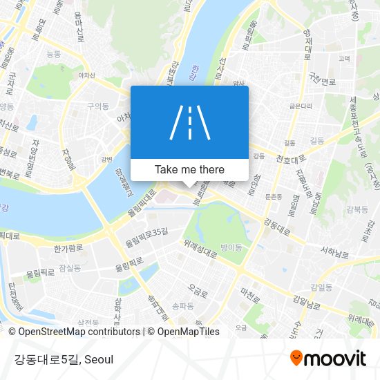 강동대로5길 map
