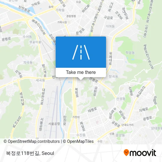 복정로118번길 map