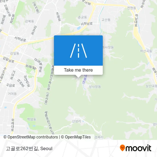 고골로262번길 map