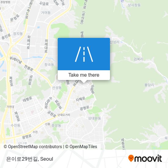 은이로29번길 map