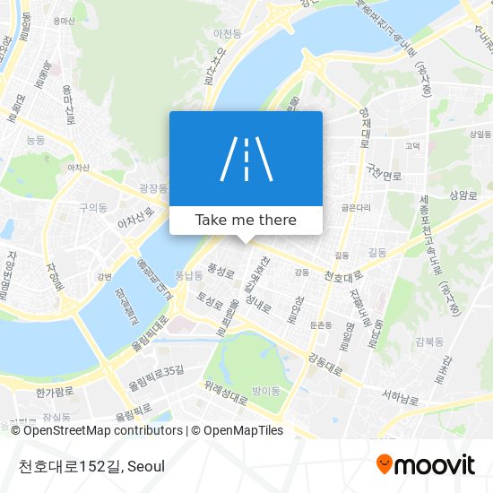 천호대로152길 map