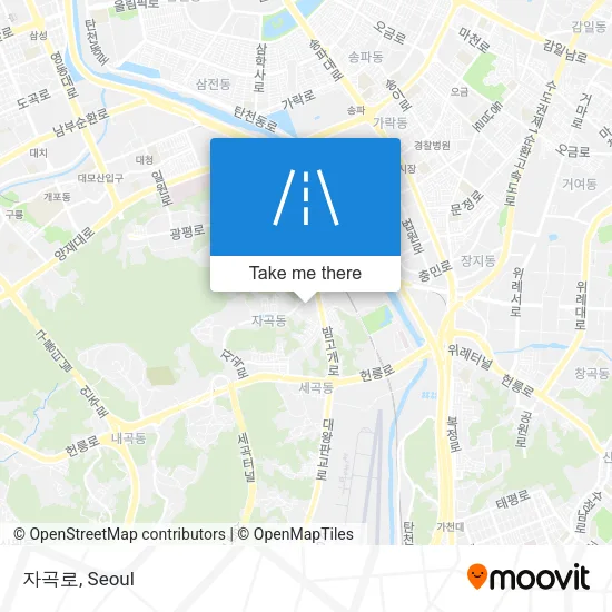 자곡로 map