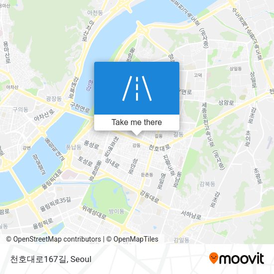 천호대로167길 map