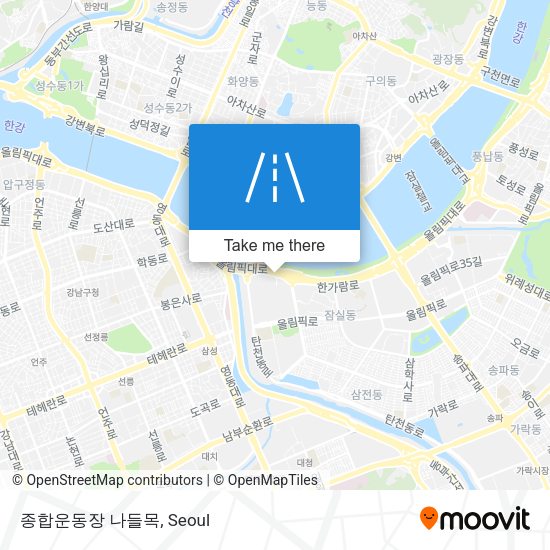 종합운동장 나들목 map