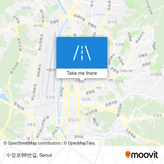 수정로88번길 map