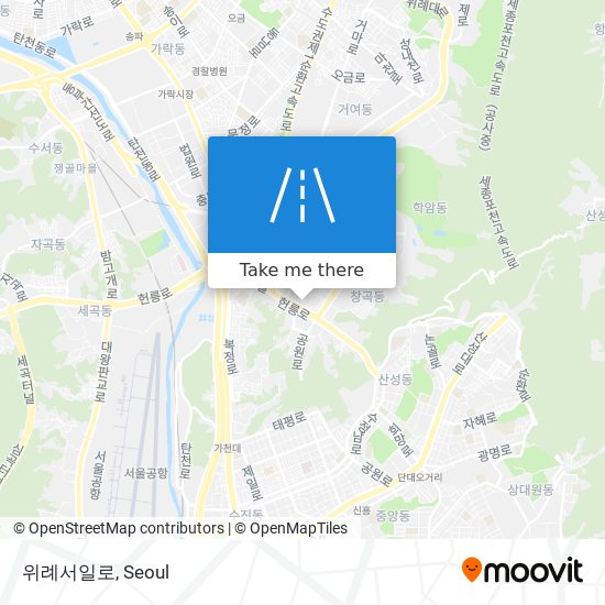 위례서일로 map