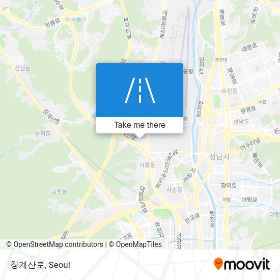 청계산로 map