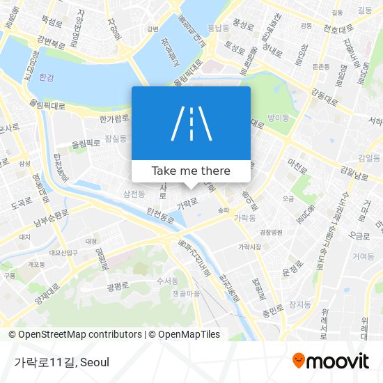 가락로11길 map