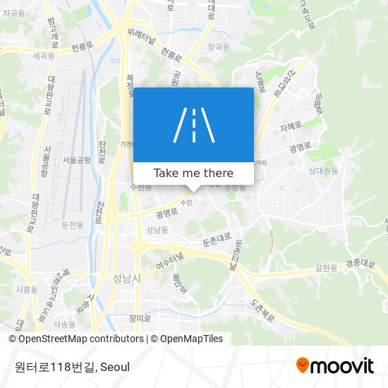 원터로118번길 map