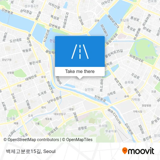 백제고분로15길 map