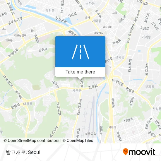 밤고개로 map