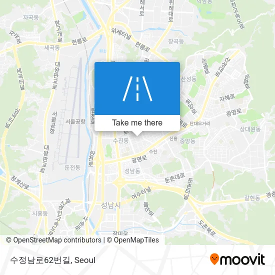 수정남로62번길 map