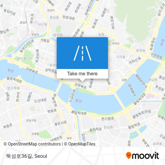 뚝섬로36길 map