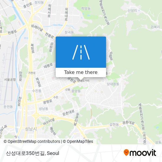 산성대로350번길 map