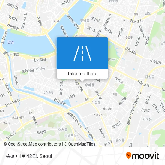 송파대로42길 map