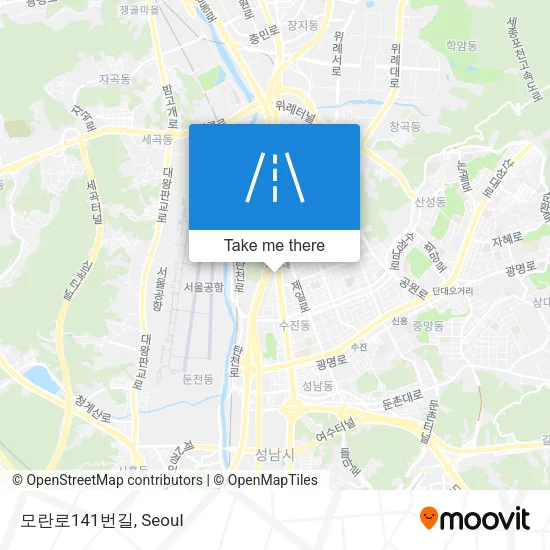모란로141번길 map
