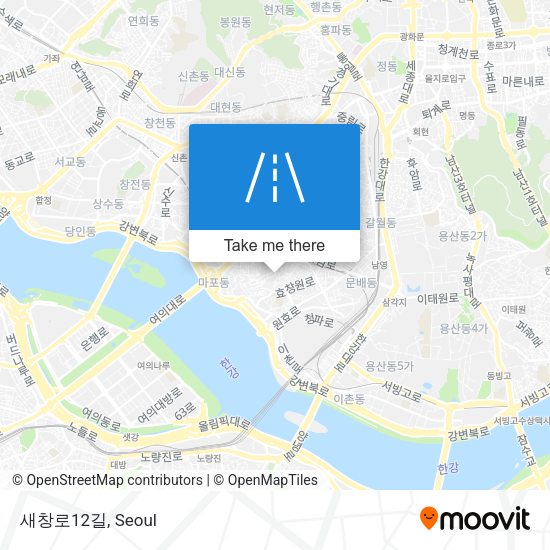 새창로12길 map