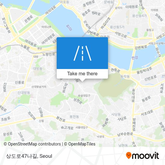 상도로47나길 map