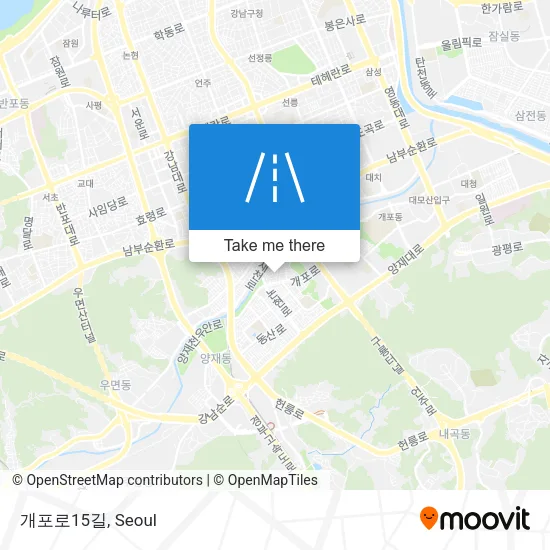 개포로15길 map