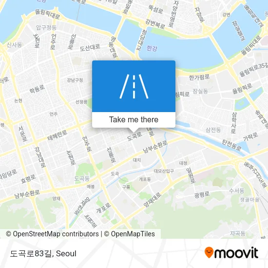 도곡로83길 map