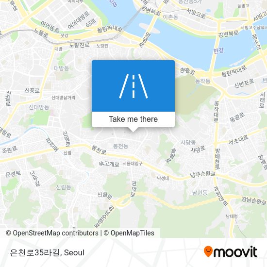 은천로35라길 map