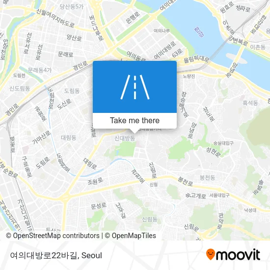 여의대방로22바길 map