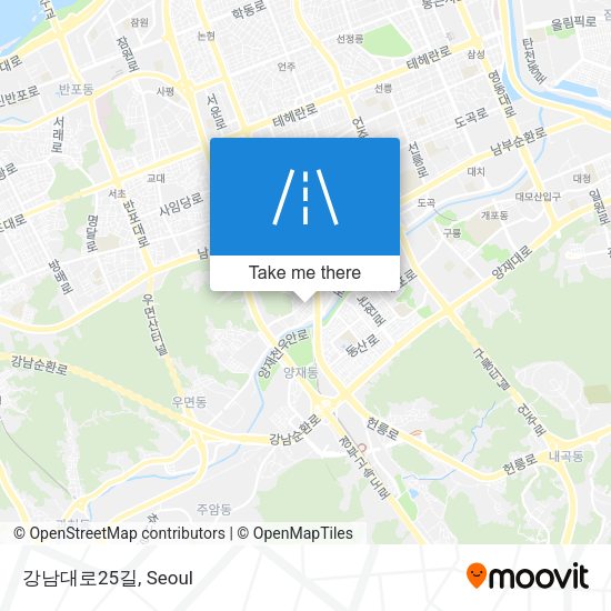 강남대로25길 map