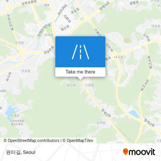 원터길 map