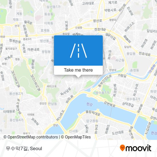 무수막7길 map