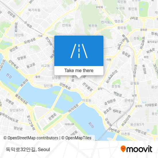 독막로32안길 map