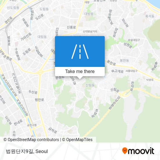 법원단지9길 map