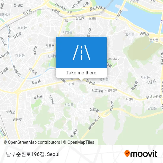 남부순환로196길 map
