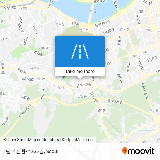 남부순환로265길 map