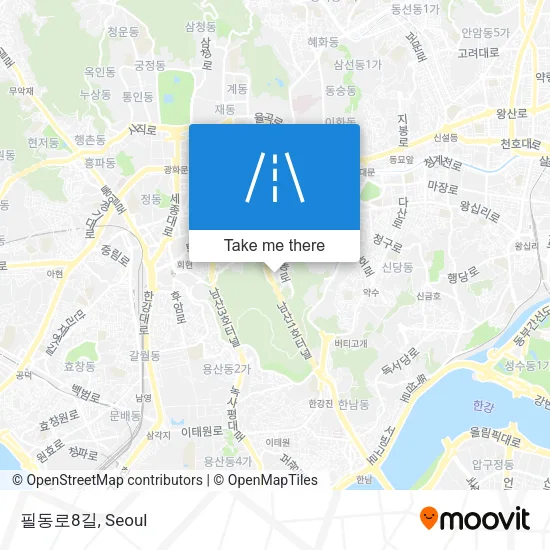필동로8길 map