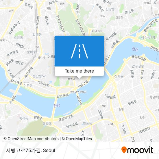 서빙고로75가길 map