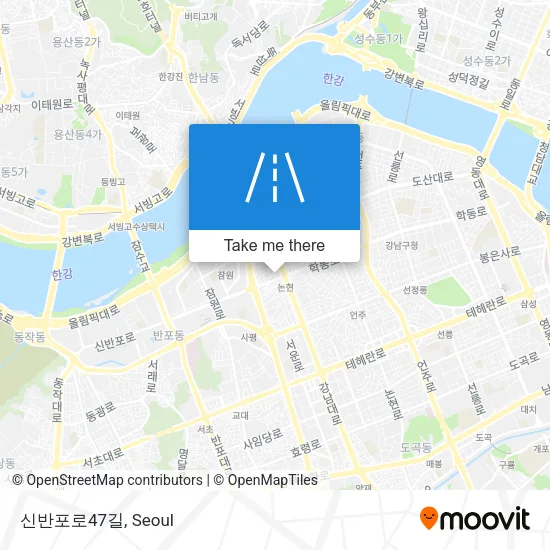 신반포로47길 map