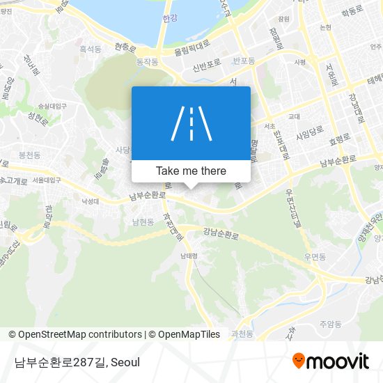 남부순환로287길 map