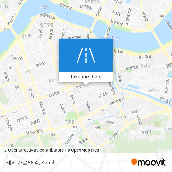 테헤란로68길 map