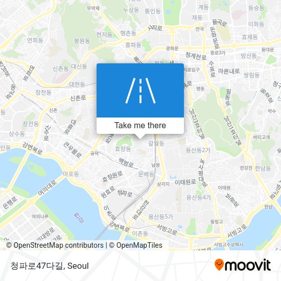 청파로47다길 map